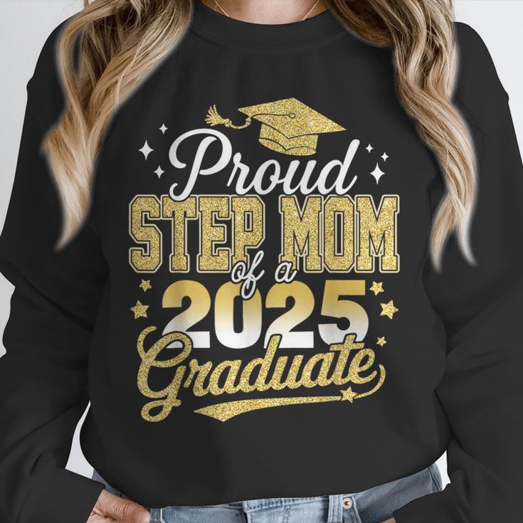 Proud Step Mom Of A Class Of 2025 Graduate Senior Graduation Unisex Sweatshirt