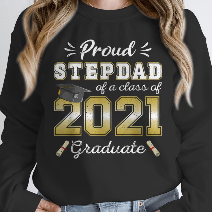 Proud Stepdad Class Of 2021 Graduate Senior 21 Graduation Unisex Sweatshirt