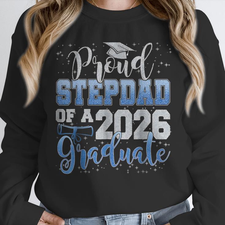 Proud Stepdad Of Senior 2026 Class Of 2026 Graduation Unisex Sweatshirt