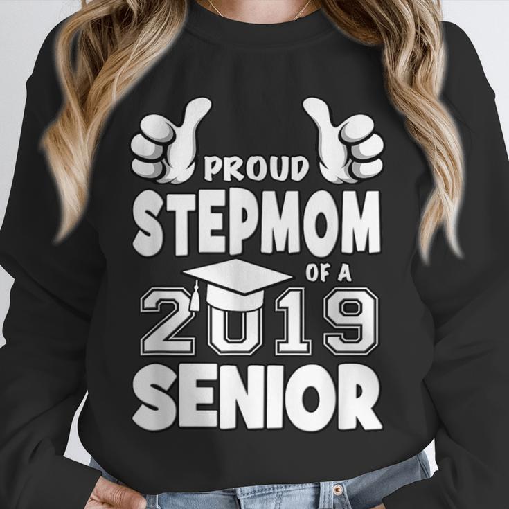 Proud Stepmom Of A 2019 Senior School Graduation Shirt Unisex Sweatshirt