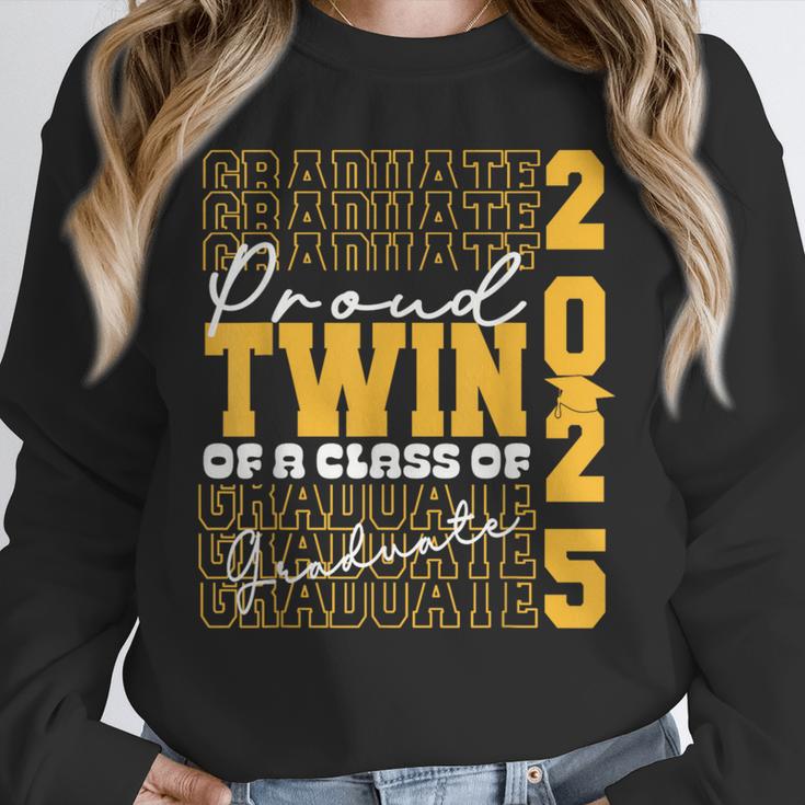 Proud Twin Of a 2025 Graduate Grad Prom Graduation Squad 25 Unisex Sweatshirt