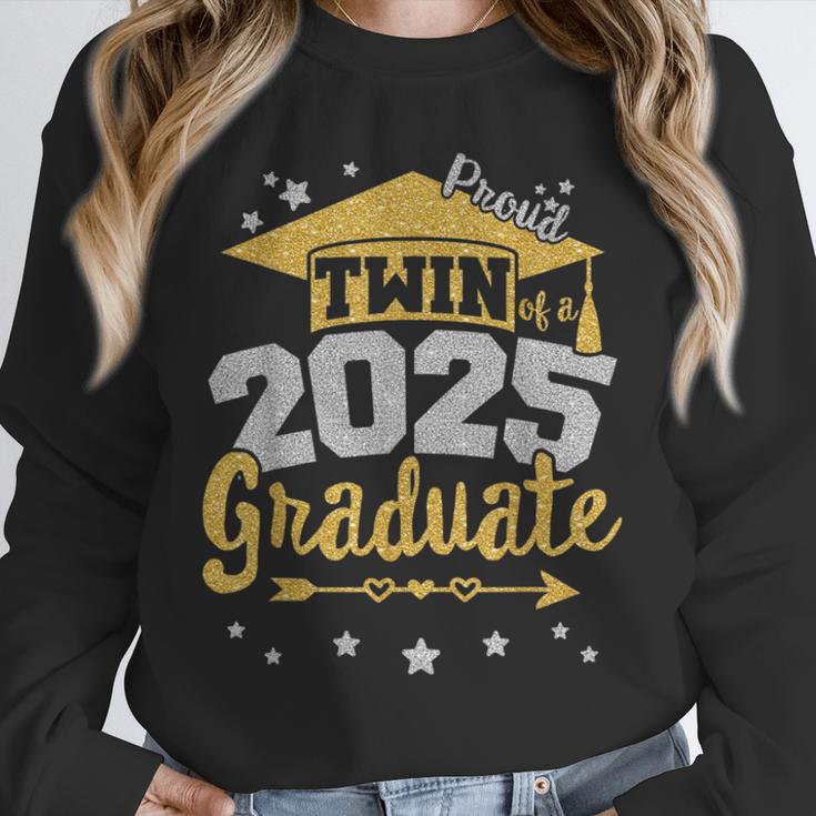 Proud Twin Of a 2025 Graduate Team 25 Senior Graduation Unisex Sweatshirt