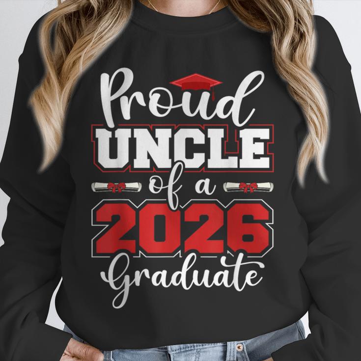 Proud Uncle Of A 2026 Graduate Senior Family Graduation Unisex Sweatshirt