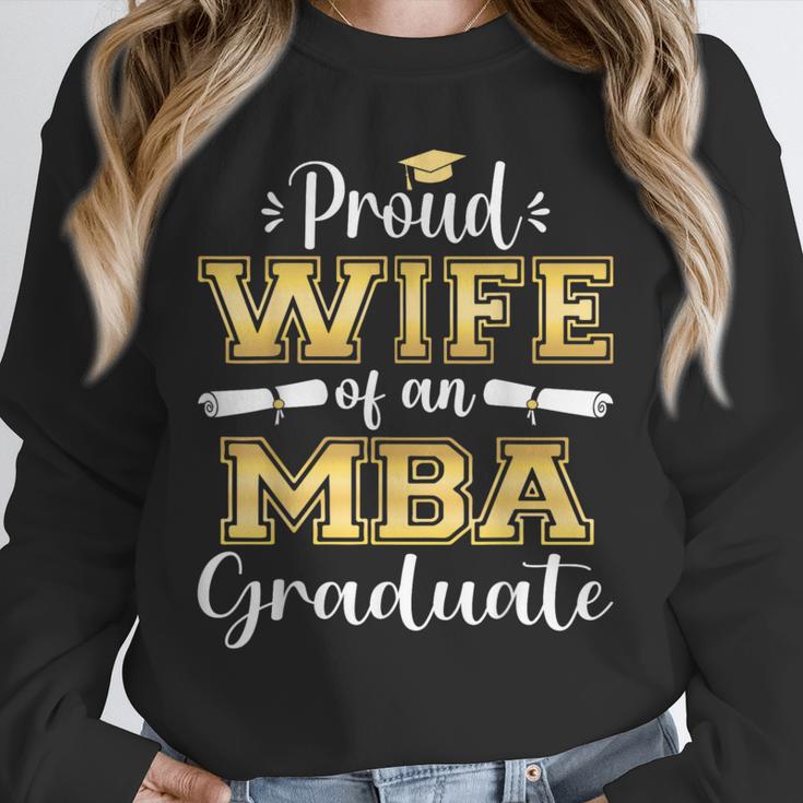 Proud Wife Of 2023 Class MBA Graduate Family Graduation Unisex Sweatshirt