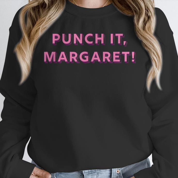 Punch It Margaret Vintage Retro 1980's Nostalgia Unisex Sweatshirt