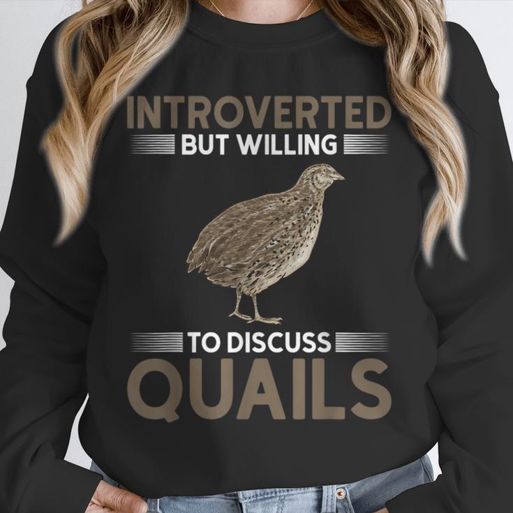 Quail Bird Lover Introvert Quail Unisex Sweatshirt Quail Bird Lover Introvert Quail Unisex Sweatshirt