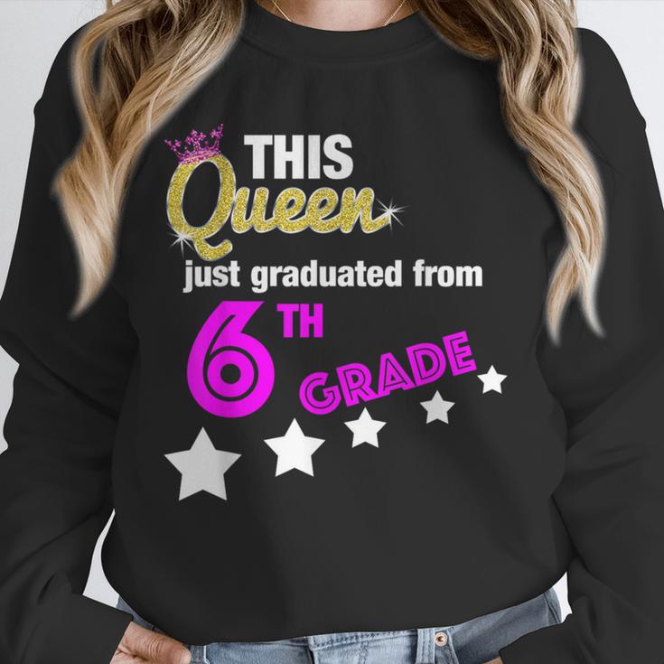 Queen 6th Grade Graduation For Girls Unisex Sweatshirt