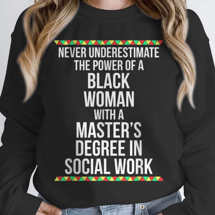 Queen MSW Social Work Masters Graduation Unisex Sweatshirt