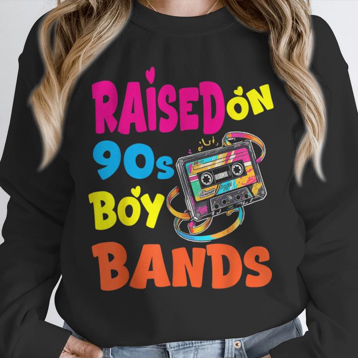 Raised On 90s Boy Bands Nostalgia Love Women Men Unisex Sweatshirt Raised On 90s Boy Bands Nostalgia Love Women Men Unisex Sweatshirt