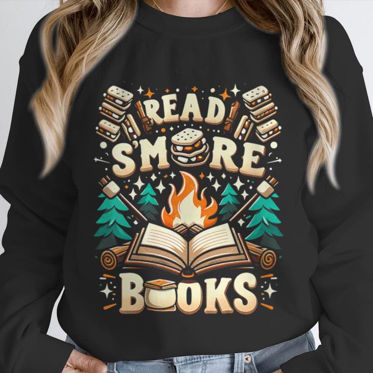Read More Books Camping Outdoors Travel Campfire Smores Unisex Sweatshirt