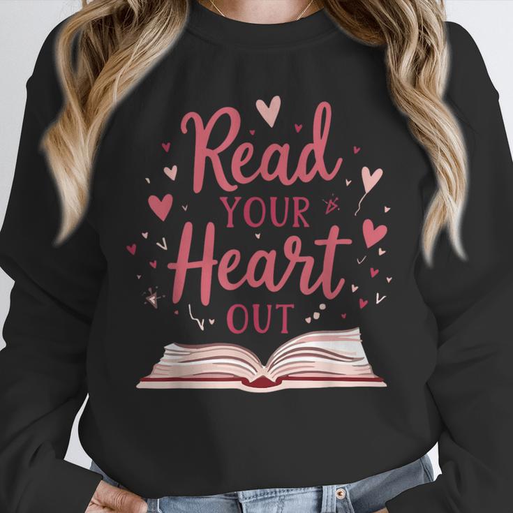 Read Your Heart Out Book Escape Into Stories Unisex Sweatshirt
