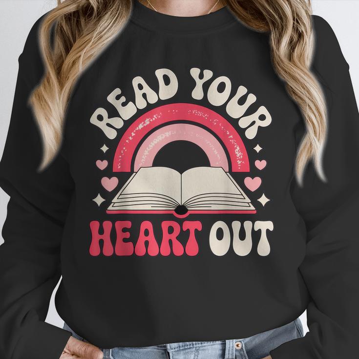 Read Your Heart Out Book Lover Fun Reading Time Unisex Sweatshirt