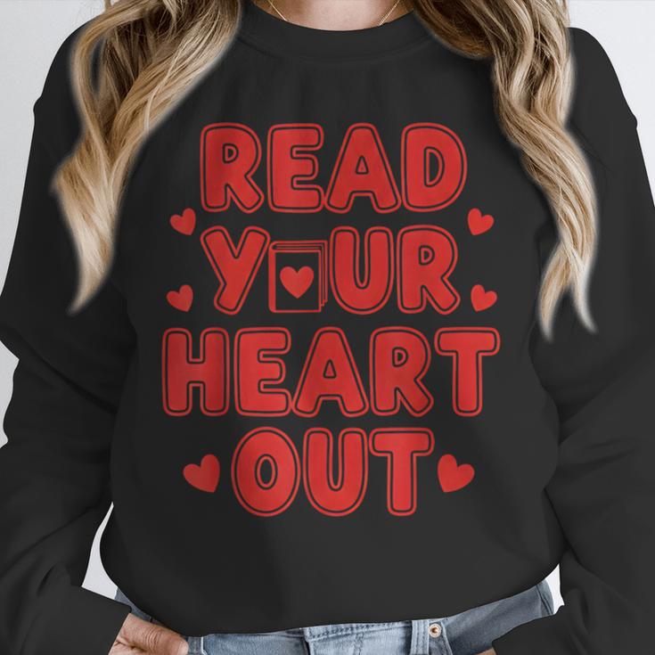 Read Your Heart Out Book Lover Reading Teachers Kids Unisex Sweatshirt Read Your Heart Out Book Lover Reading Teachers Kids Unisex Sweatshirt