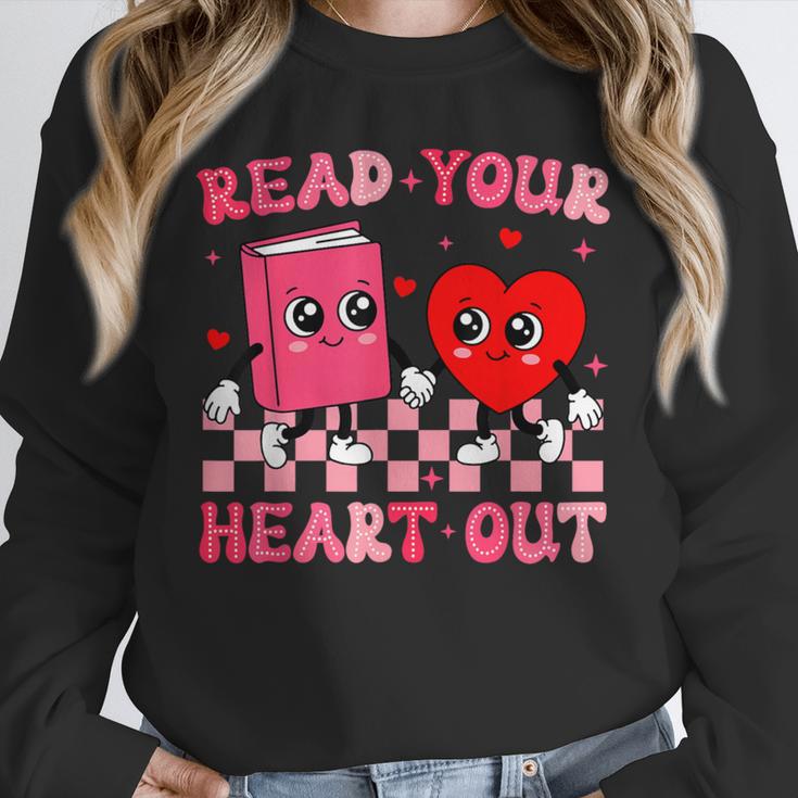 Read Your Heart Out Cute Reading Book Lover Unisex Sweatshirt