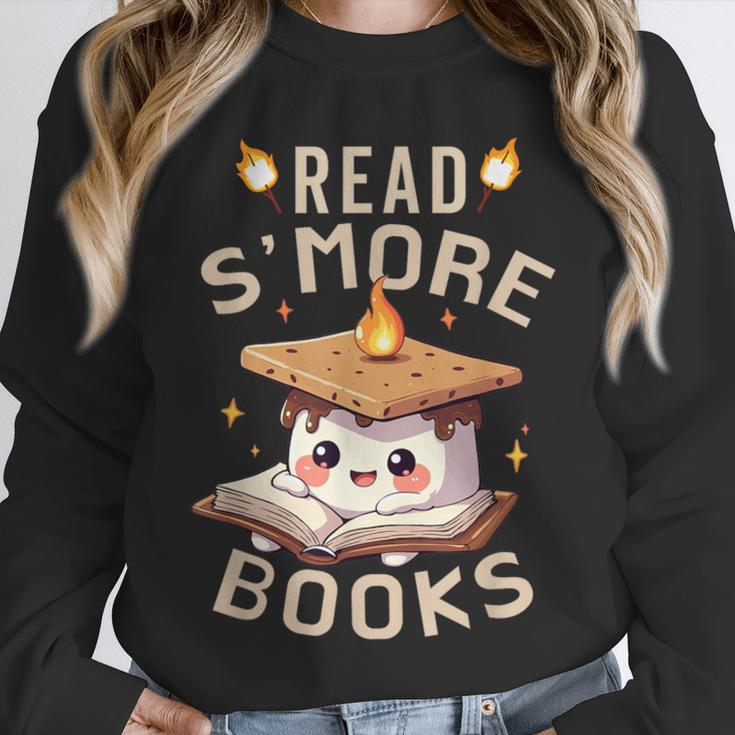 Read S'More Book Marshmallow Book Reading Lover Unisex Sweatshirt
