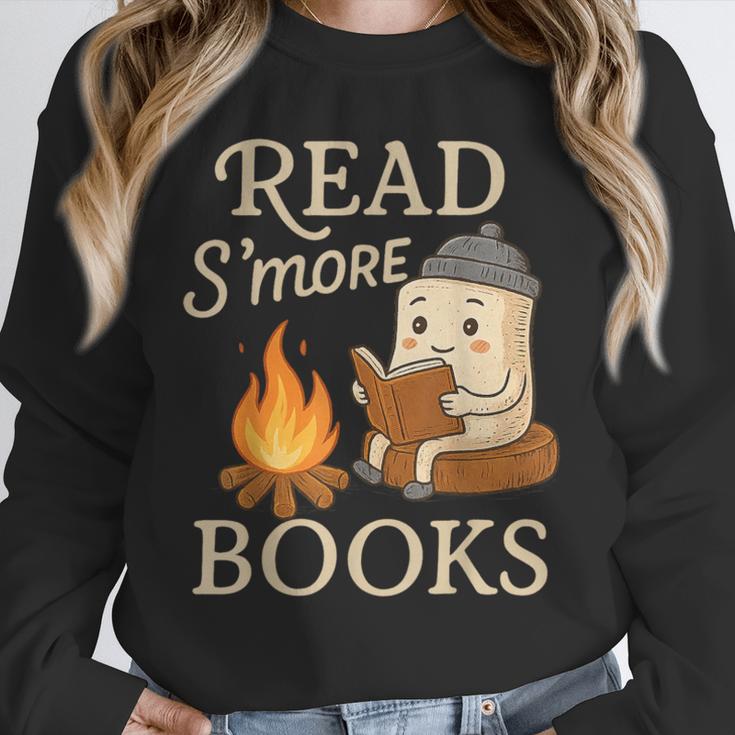 Read S'More Books Campfire Reading Book Lovers Camper Unisex Sweatshirt Read S'More Books Campfire Reading Book Lovers Camper Unisex Sweatshirt