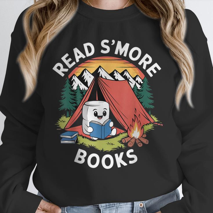Read S'More Books Reading Camping Smores Kawaii S'Mores Unisex Sweatshirt