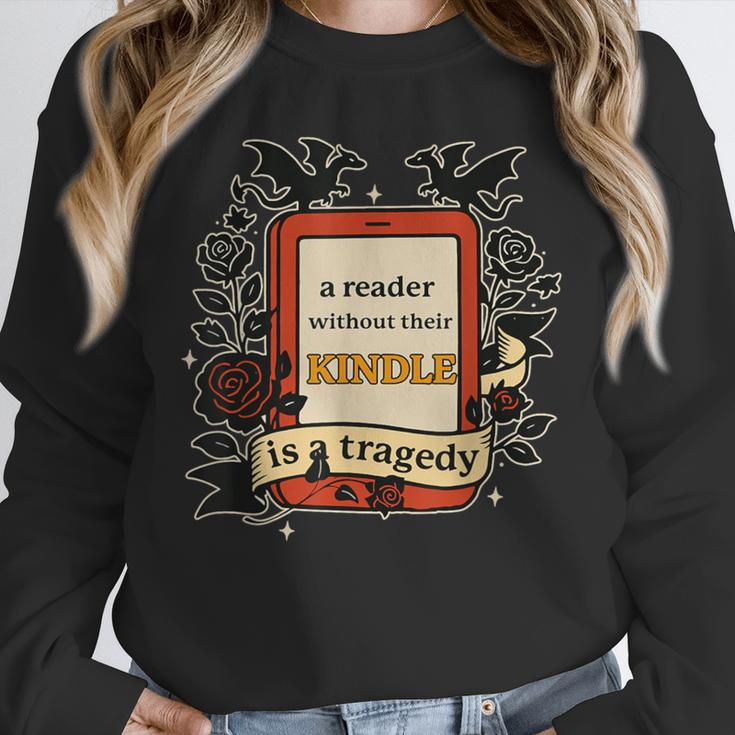 A Reader Without Their Book Is A Tragedy Dragon Rider Quote Unisex Sweatshirt A Reader Without Their Book Is A Tragedy Dragon Rider Quote Unisex Sweatshirt