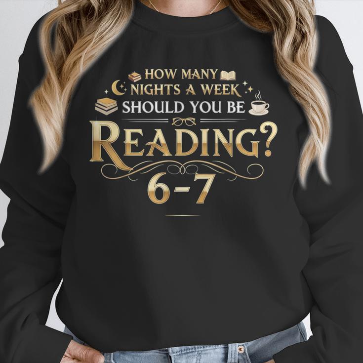 Reading 6–7 Teacher Librarian English Book Lover Quote Unisex Sweatshirt