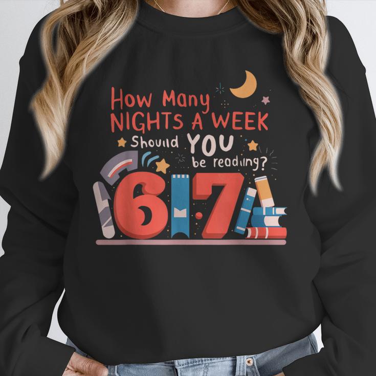 Reading 67 Meme English Teacher 67 Book Lover Humor Unisex Sweatshirt