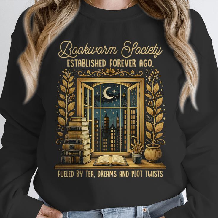 Reading Book Lover Bookish Readers Bookworm Society Unisex Sweatshirt