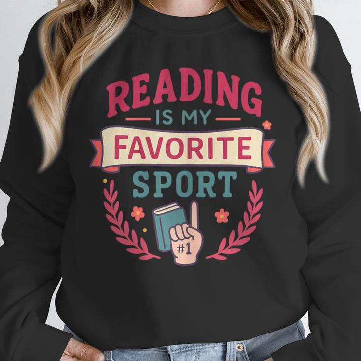 Reading Is My Favorite Sport Book Lover Keepsake For Women Unisex Sweatshirt Reading Is My Favorite Sport Book Lover Keepsake For Women Unisex Sweatshirt