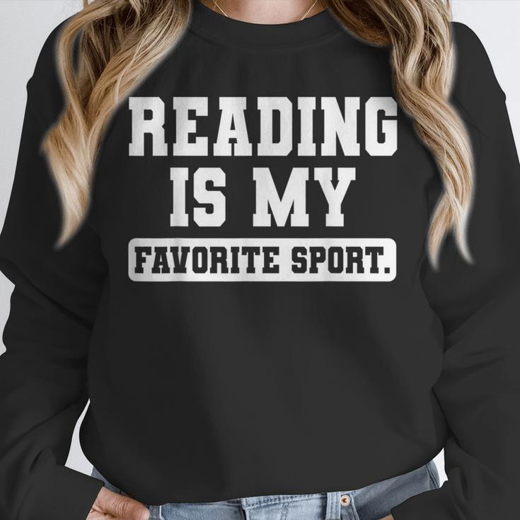 Reading Is My Favorite Sport Book Lover Reader Unisex Sweatshirt