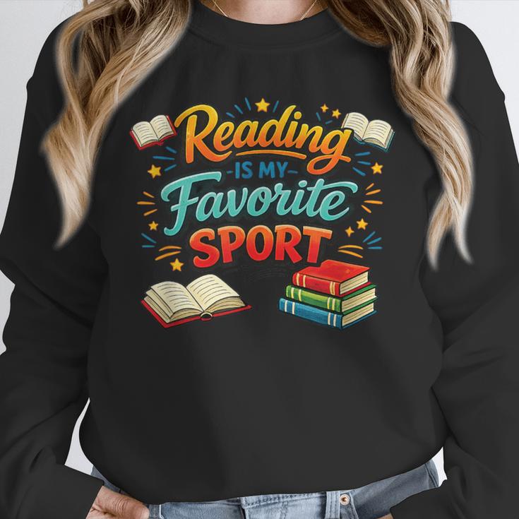 Reading Is My Favorite Sport Book Lover Unisex Sweatshirt Reading Is My Favorite Sport Book Lover Unisex Sweatshirt