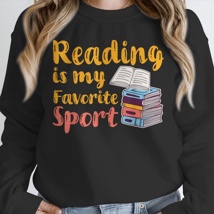 Reading Is My Favorite Sport Book Lovers Unisex Sweatshirt