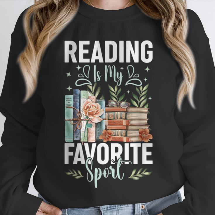 Reading Is My Favorite Sport Bookworm Unisex Sweatshirt
