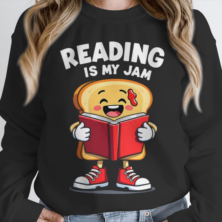 Reading Is My Jam I Love To Read Books Unisex Sweatshirt