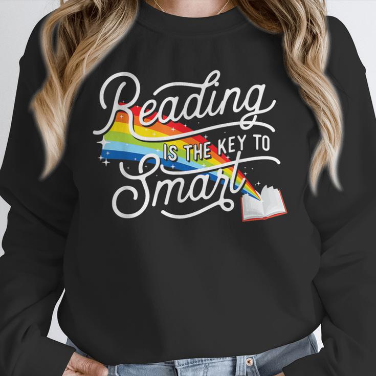 Reading Is The Key To Smart Book Lover Bookworm Reader Unisex Sweatshirt Reading Is The Key To Smart Book Lover Bookworm Reader Unisex Sweatshirt