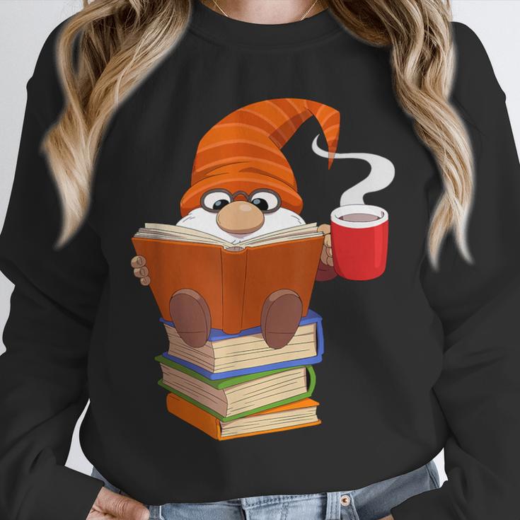 Reading Lover Book Graphic Gnome Unisex Sweatshirt