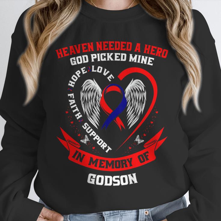 Red CHD Heart Disease Awareness Shirts In Memory Of Godson Unisex Sweatshirt