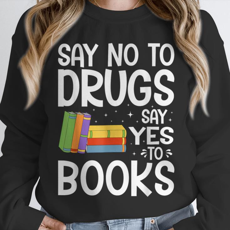Red Ribbon Week Say No To Drugs Say Yes To Books Drug Free Unisex Sweatshirt Red Ribbon Week Say No To Drugs Say Yes To Books Drug Free Unisex Sweatshirt
