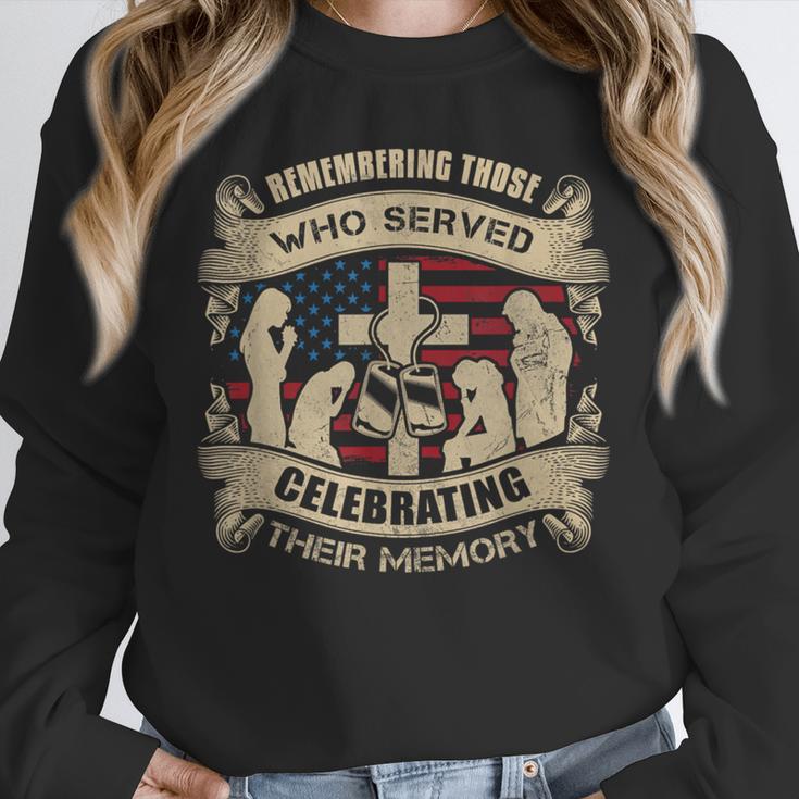 REMEMBERING THOSE WHO SERVED CELEBRATING THEIR MEMORY Unisex Sweatshirt REMEMBERING THOSE WHO SERVED CELEBRATING THEIR MEMORY Unisex Sweatshirt