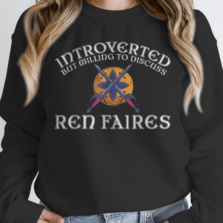 Renaissance Festival Introvert Medieval Ren Faire Unisex Sweatshirt