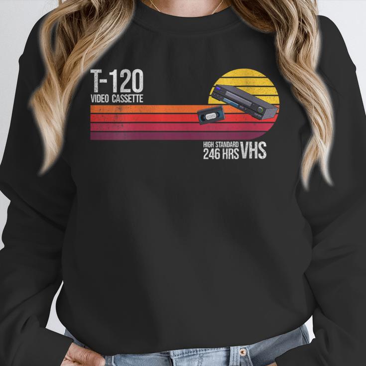 Retro 80's 90's Music Nostalgia Video Cassette Tape VHS Unisex Sweatshirt
