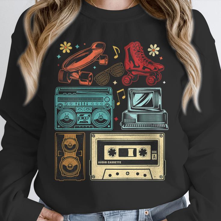 Retro Cassette 70s 80s 90s Music Vintage Party Nostalgia Unisex Sweatshirt