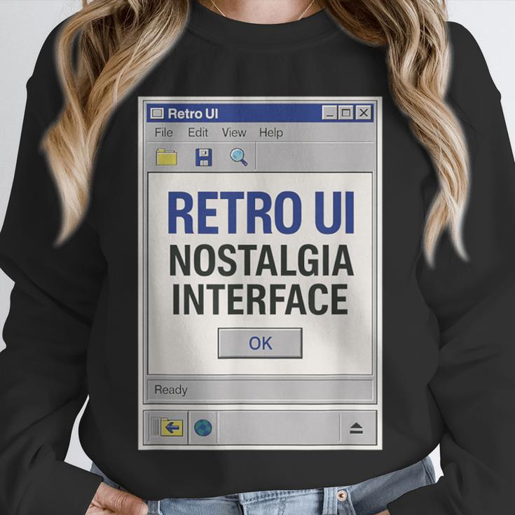 Retro Computer Dialog Box 90s Desktop Interface Nostalgia Unisex Sweatshirt Retro Computer Dialog Box 90s Desktop Interface Nostalgia Unisex Sweatshirt