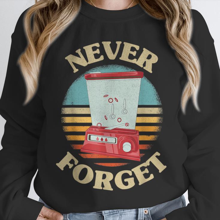 Retro Gaming Never Forget Nostalgia Vintage Unisex Sweatshirt