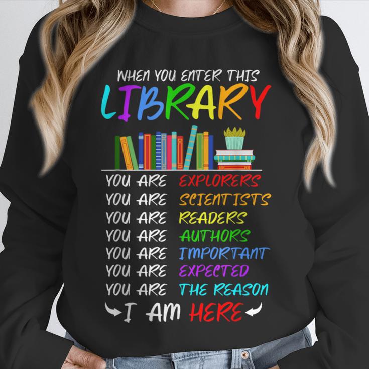 Retro Librarian Book Reader Library Book Reading Unisex Sweatshirt