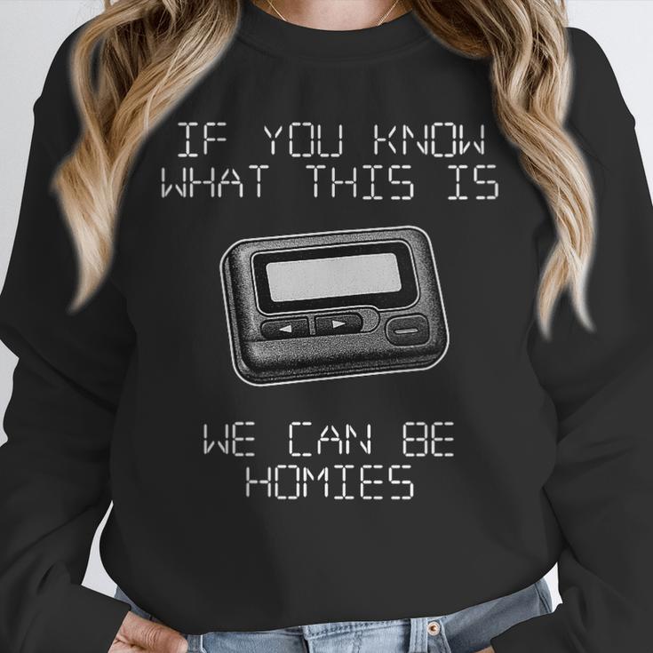 Retro Pager 90s Nostalgia Unisex Sweatshirt Retro Pager 90s Nostalgia Unisex Sweatshirt