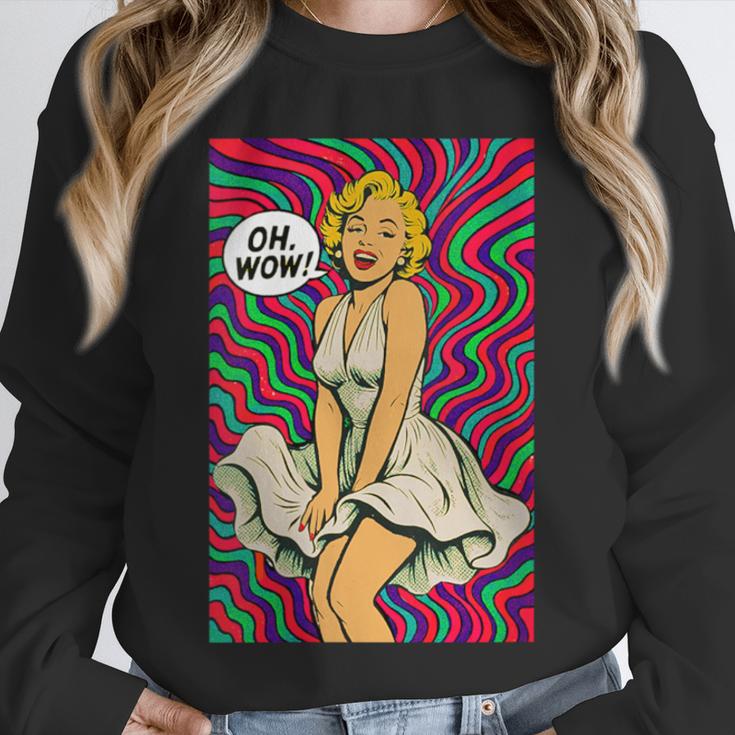 Retro Pop Art Vintage Style Blonde Psychedelic 50s Nostalgia Unisex Sweatshirt Retro Pop Art Vintage Style Blonde Psychedelic 50s Nostalgia Unisex Sweatshirt