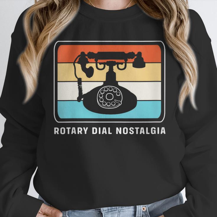 Retro Rotary Dial Nostalgia Dial Phone Unisex Sweatshirt
