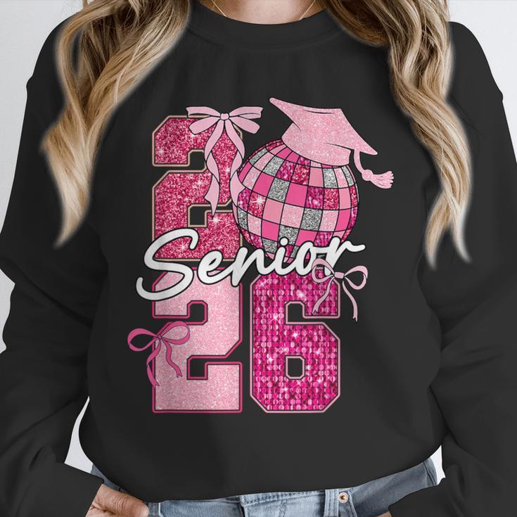 Retro Senior 2026 Coquette Bow Graduation Class Of 2026 Unisex Sweatshirt