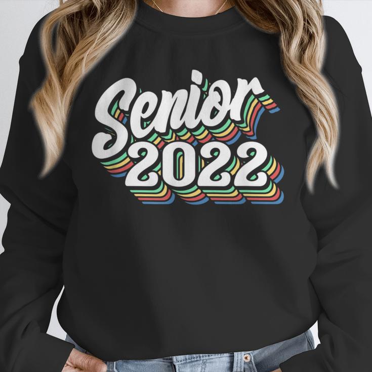 Retro Senior Class Of 2022 Men Women Graduation 90's Grad Unisex Sweatshirt