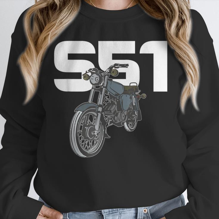 Retro Simme Moped Nostalgia Eastern Block Schwalbe Driver DDR Unisex Sweatshirt