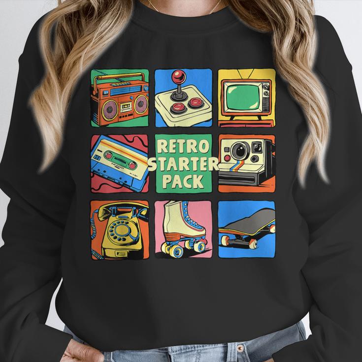 Retro Starter Pack 80s 90s Vintage Nostalgia Cassette Tape Unisex Sweatshirt Retro Starter Pack 80s 90s Vintage Nostalgia Cassette Tape Unisex Sweatshirt