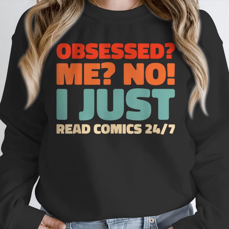Retro Superheroes Art Graphic Novels Vintage Comic Books Unisex Sweatshirt Retro Superheroes Art Graphic Novels Vintage Comic Books Unisex Sweatshirt